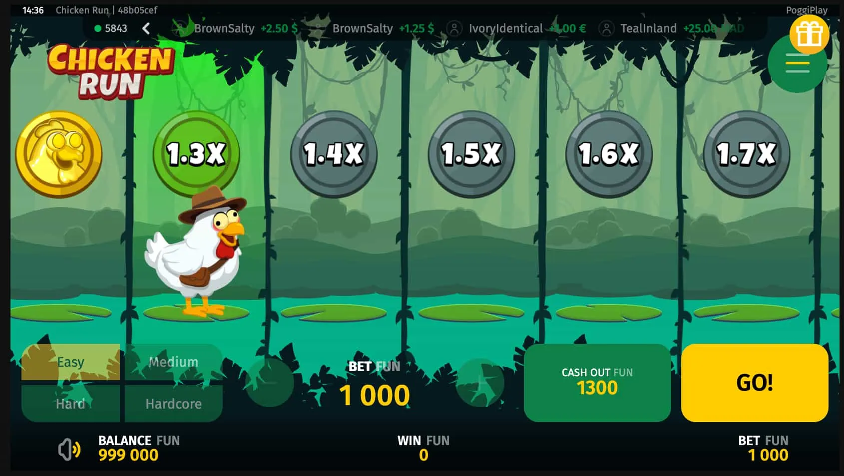 Chicken Run demo — wersja darmowa bez rejestracji